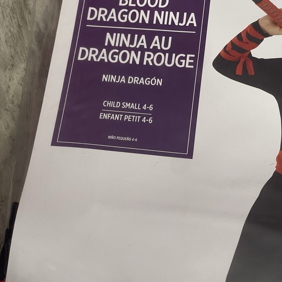 New Blood Dragon Ninja Suit Yourself Fancy Dress Up Halloween Child S 4-6Costume - Picture 2 of 4
